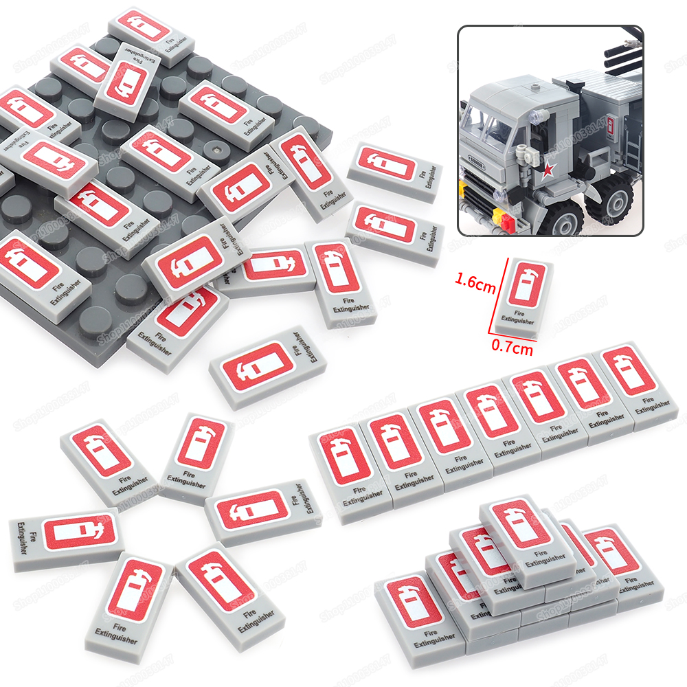 Fire Extinguisher Small - Fire Extinguishers Pattern Printed Tiles 3069