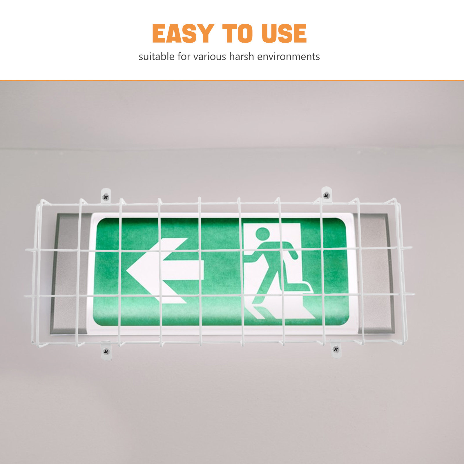 4Pcs Exit Sign Safety Cage Imp - Emergency Exit Sign 리뷰 및 가격