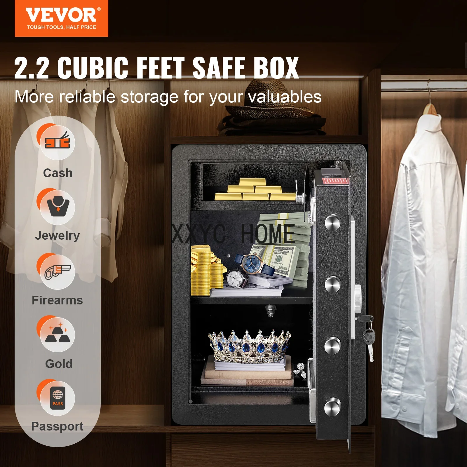 Electric Safe 2.2/1.8 Cubic Fe - Fire Safe Document 리뷰 및 가격