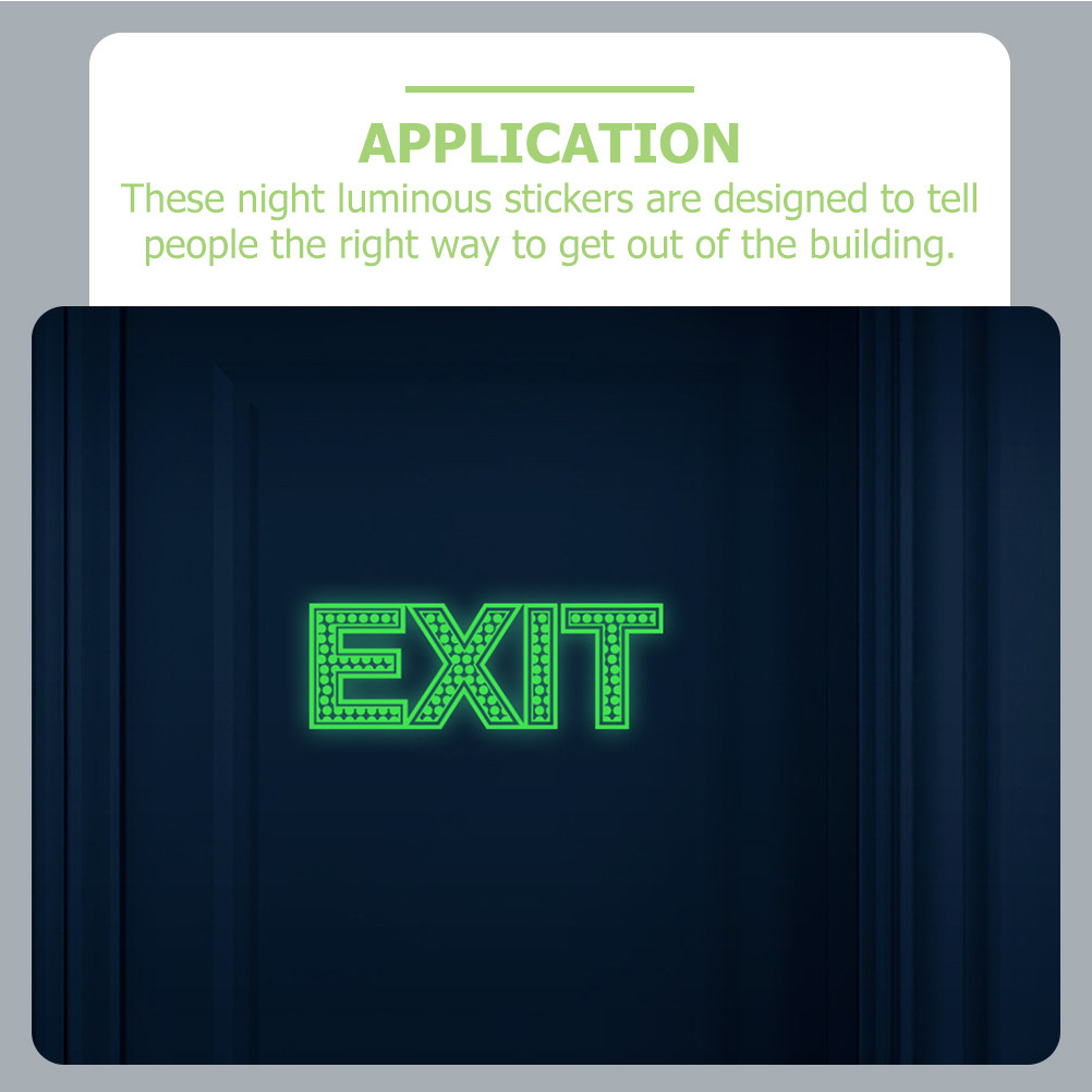 3Pcs Exit Signs Night Luminous - Emergency Exit Sign 리뷰 및 가격