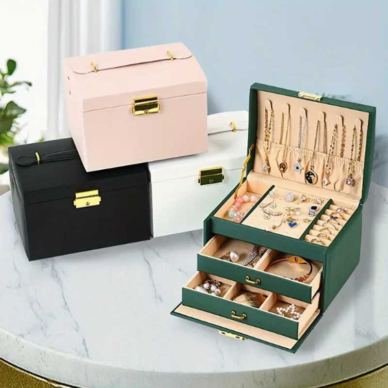 Three Drawer Handheld Jeweller - Lockbox Key Secure 리뷰 및 가격