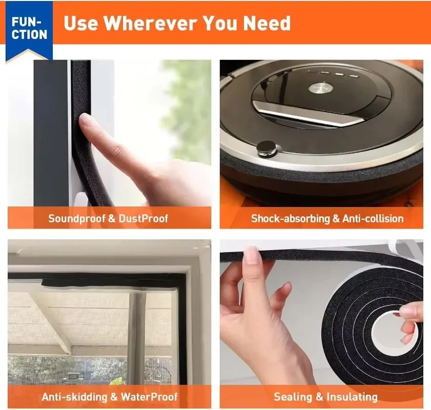 Thick Foam Window Sealing Stri - Window Lock Bar 리뷰 및 가격