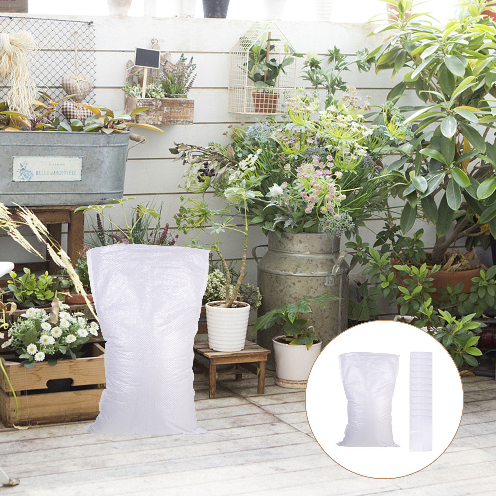 16Pcs Empty Woven Flood Sandba - Flood Barrier Bag 리뷰 및 가격