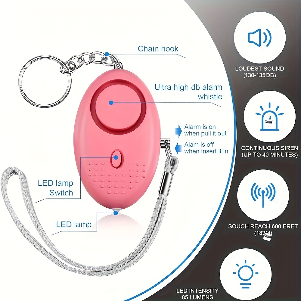 130dB Personal Safety Alarm wi - Personal Alarm Keychain 리뷰 및 가격