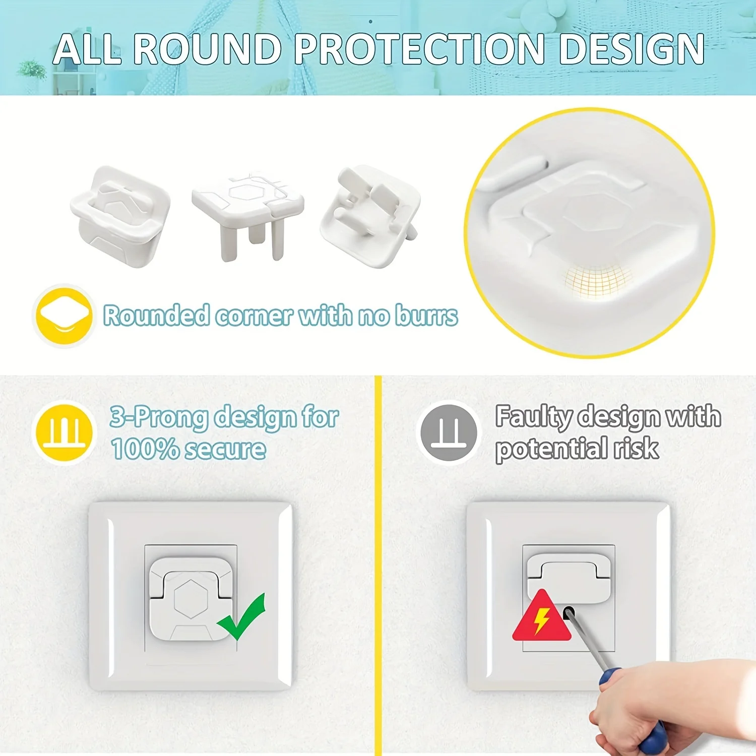 1-20Pc Baby Proof Outlet Cover - Outlet Cover Baby 리뷰 및 가격