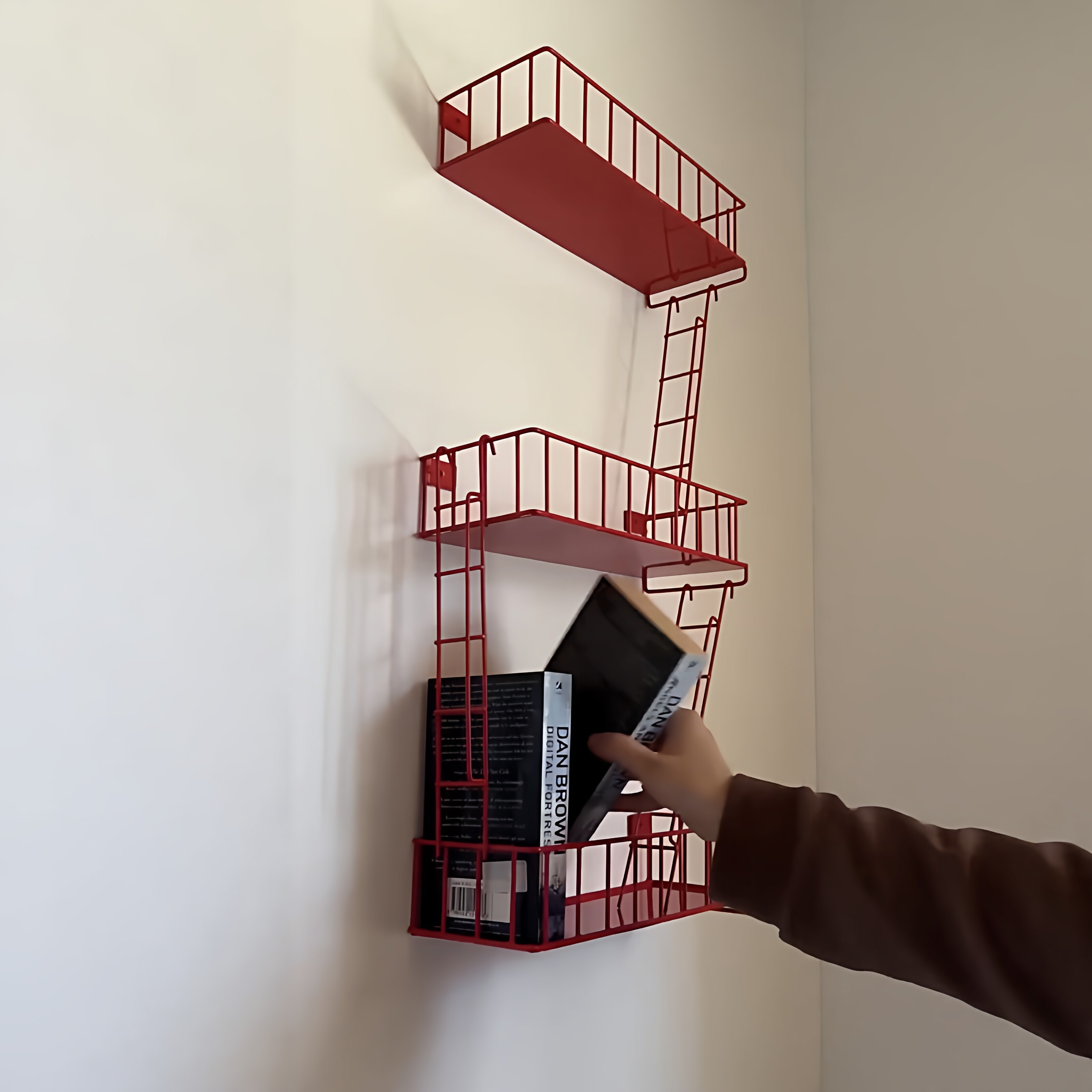 Fire Escape Wall Shelf, 3-Tier - Fire Escape Ladder 리뷰 및 가격