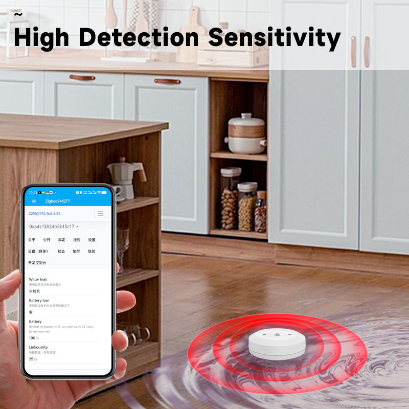 Smart ZigBee3.0 2MQTT Water Le - Water Alarm Sensor 리뷰 및 가격