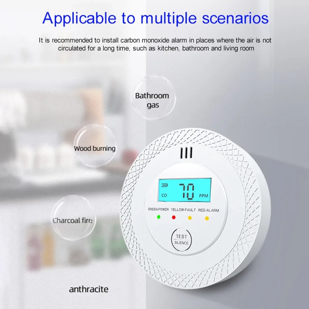Carbon Monoxide Alarm Detector - Smoke Detector Interconnected 리뷰 및 가격
