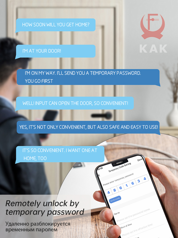KAK Smart Fingerprint Door Loc - Security Chain Door 리뷰 및 가격