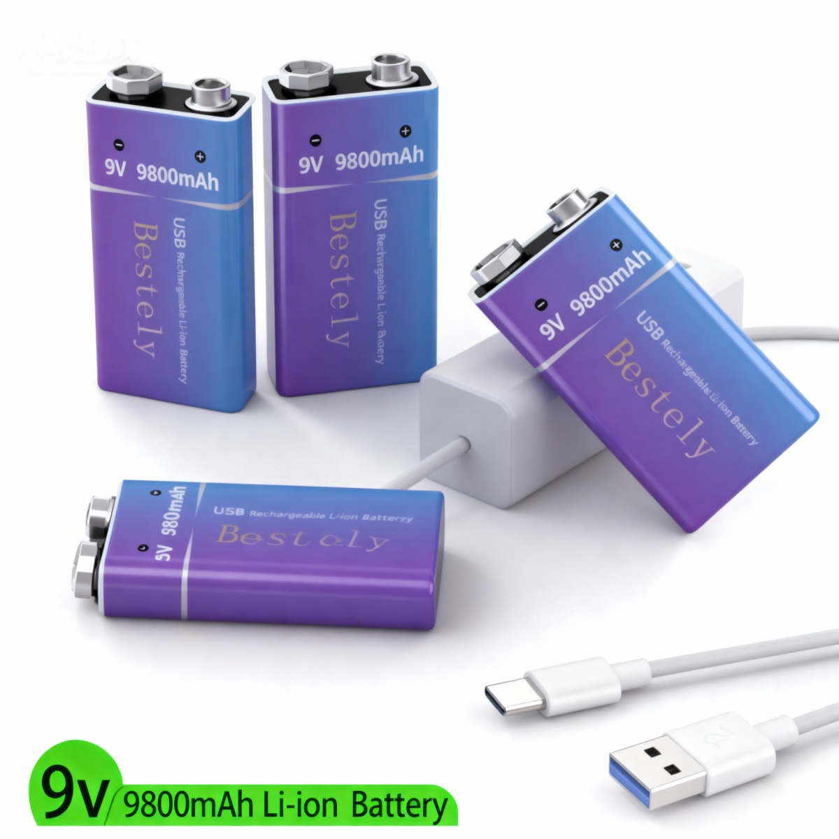 New 9V Rechargeable Li-ion Bat - Smoke Detector Interconnected 리뷰 및 가격