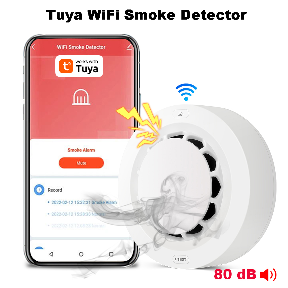 Tuya WiFi Smoke Alarm Fire Pro - Smoke Detector Interconnected 리뷰 및 가격