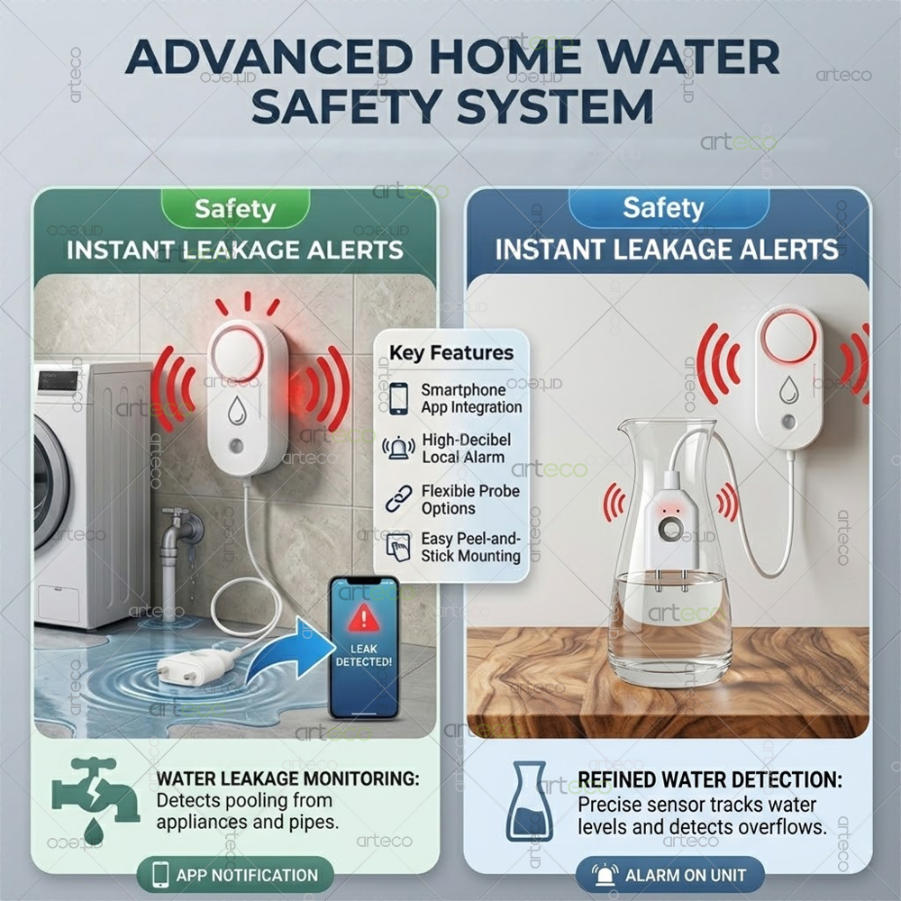 Zigbee Water Leak Detector Sma - Water Alarm Sensor 리뷰 및 가격