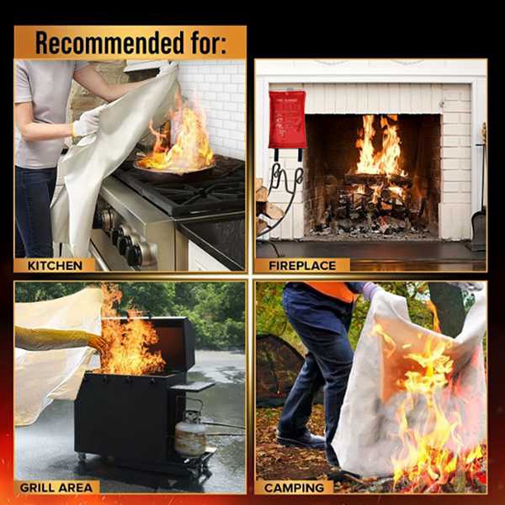 AED2-Emergency Fire Blanket, F - Fire Blanket Kitchen 리뷰 및 가격