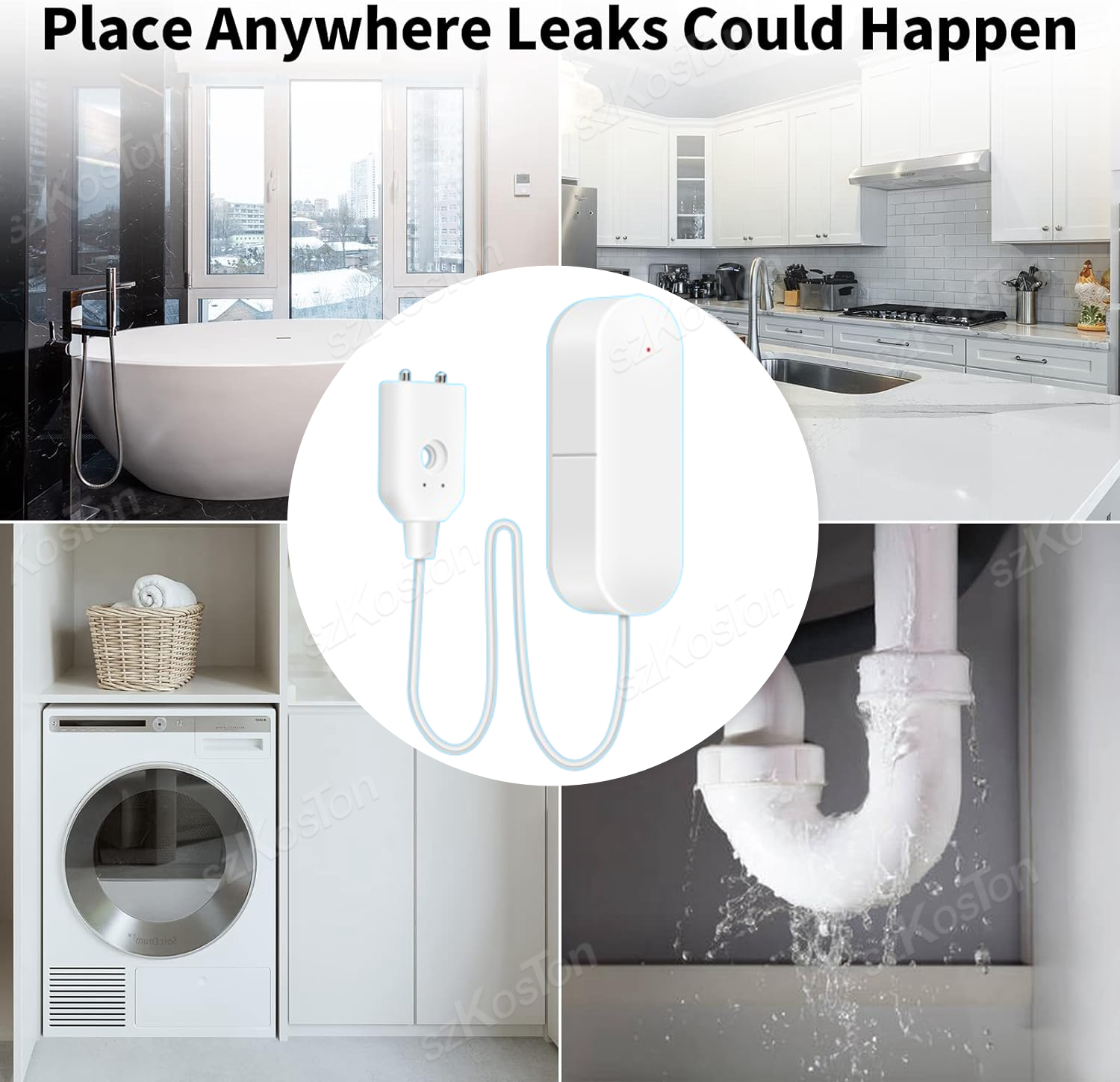 ZigBee 3.0 Water Leakage Senso - Water Alarm Sensor 리뷰 및 가격