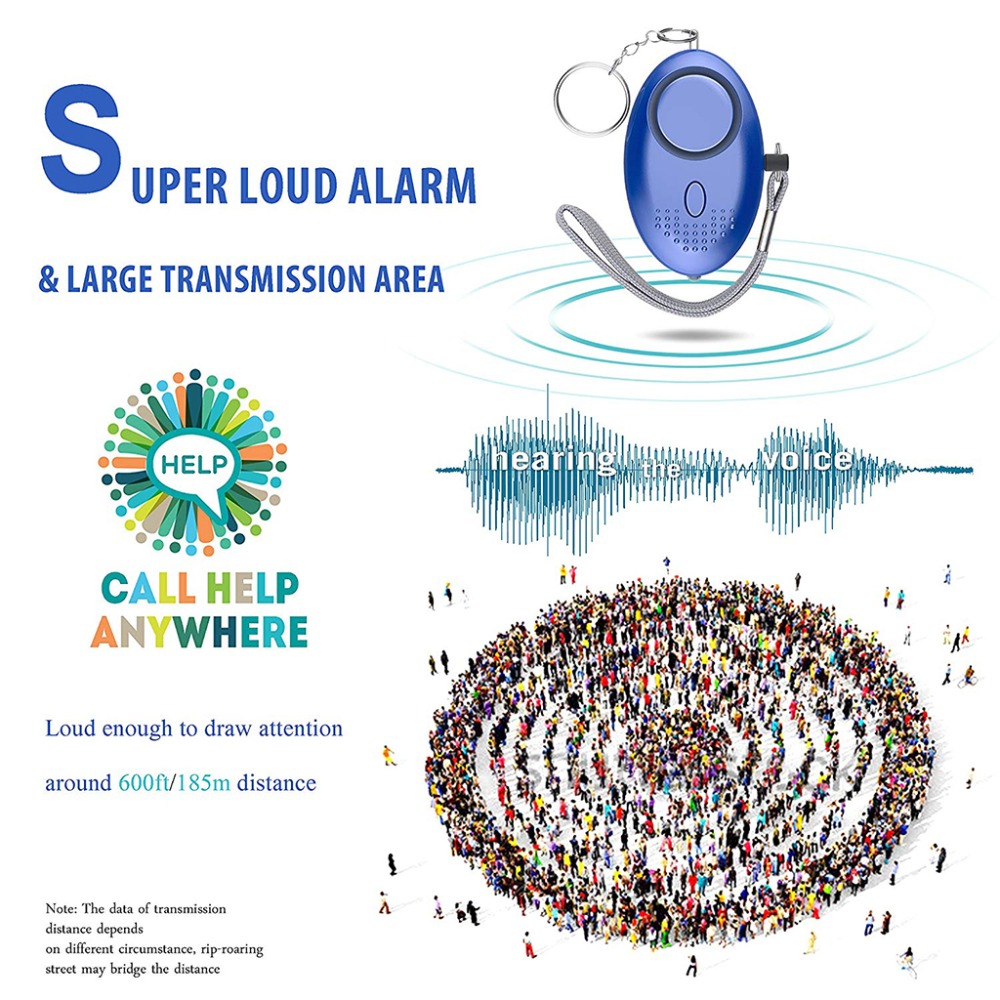130dB Self Defense Alarm Anti- - Personal Alarm Keychain 리뷰 및 가격