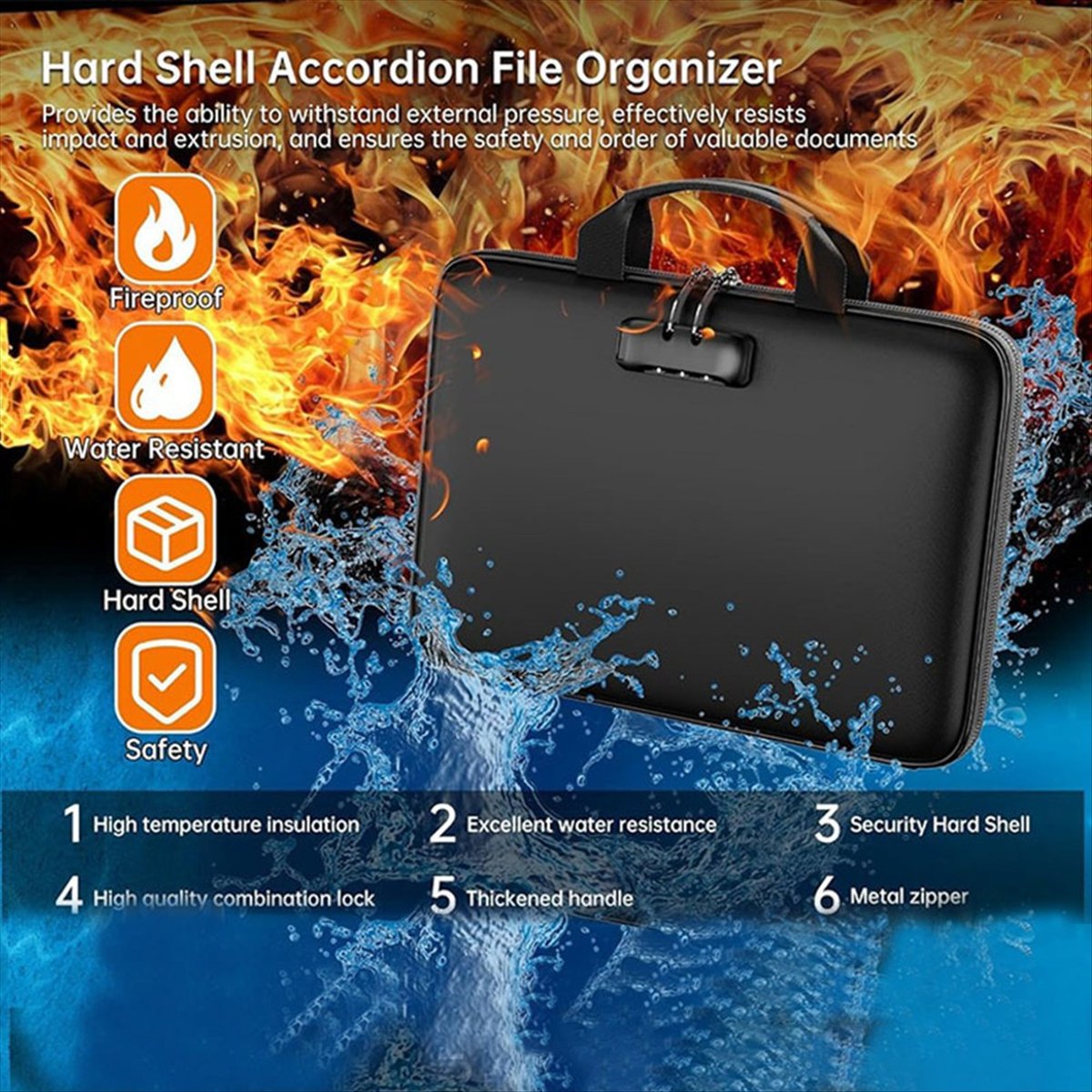 Fireproof Document Organizer B - Fire Safe Document 리뷰 및 가격