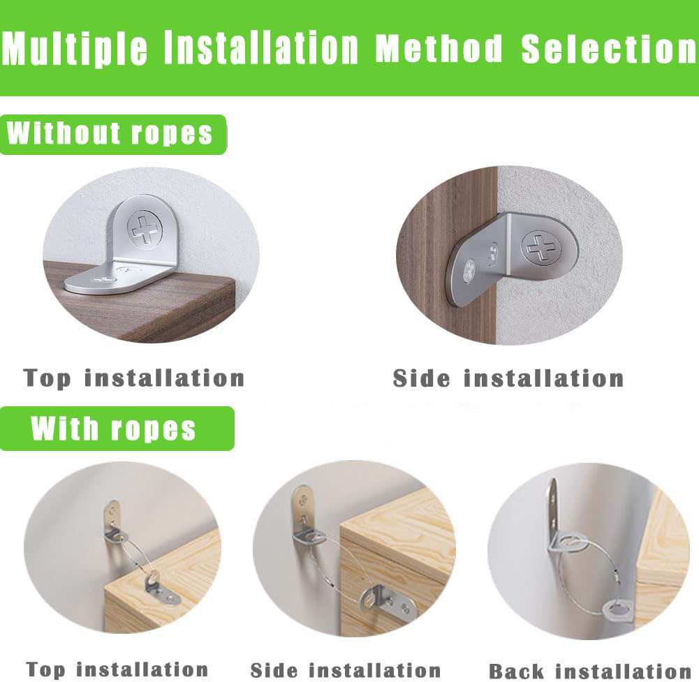 4pcs Furniture Anchors Earthqu - Earthquake Anchor Strap 리뷰 및 가격