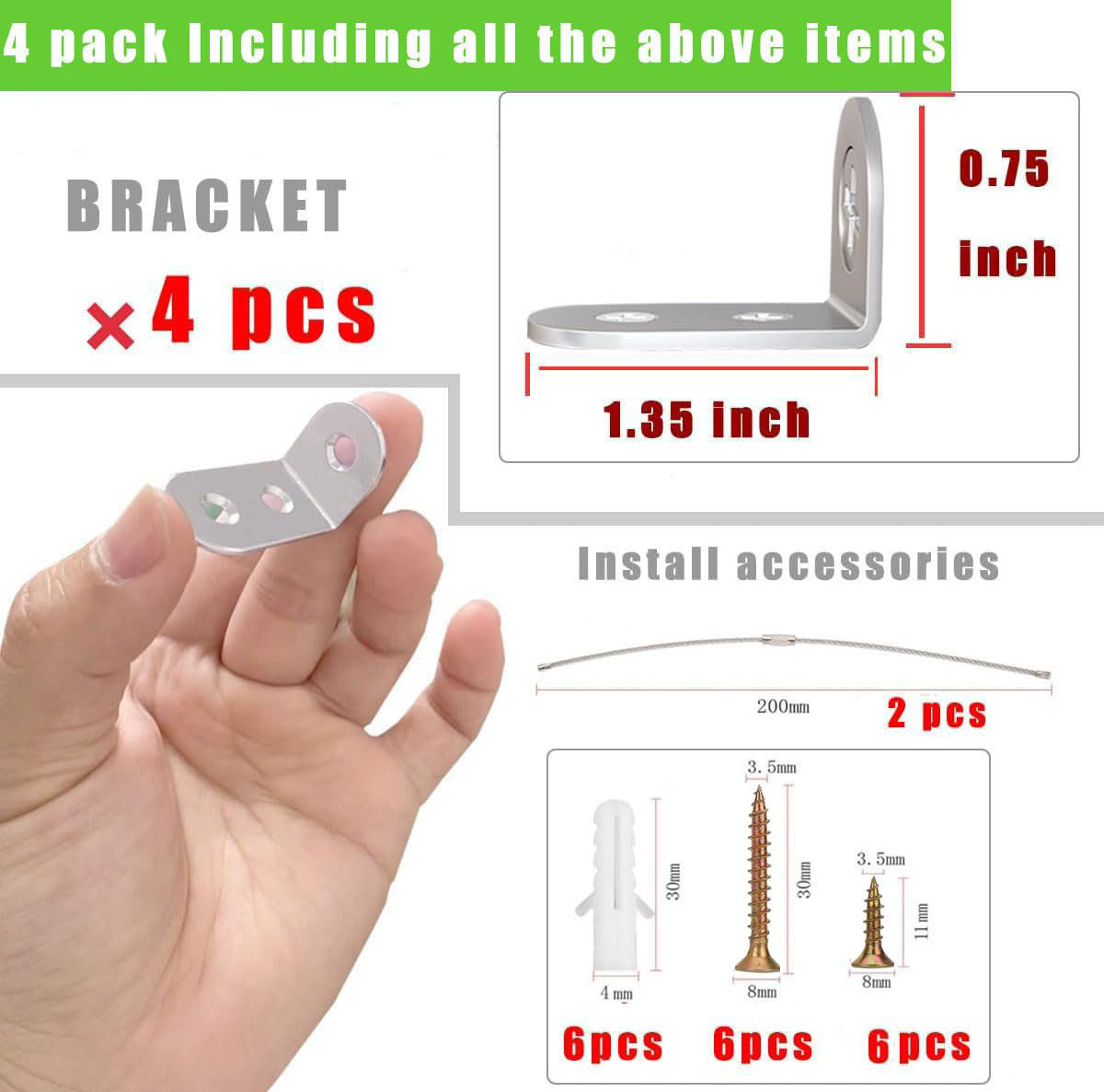 4pcs Furniture Anchors Earthqu - Earthquake Anchor Strap 리뷰 및 가격