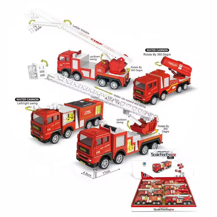 1pc-Alloy Fire Truck 1:32 Simu - Fire Escape Ladder 리뷰 및 가격
