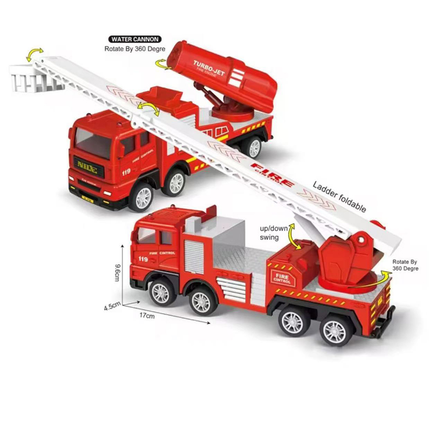 1pc-Alloy Fire Truck 1:32 Simu - Fire Escape Ladder 리뷰 및 가격